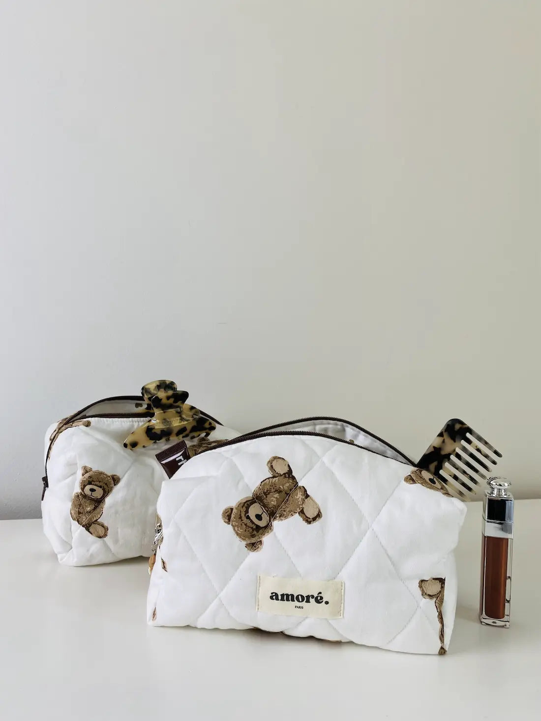 amoré. Teddy Pouch 🧸🎀
